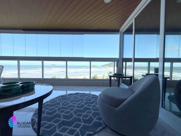 Pé na Areia Frente ao Mar apartamento para aluguel na Riviera