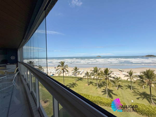 Pé na Areia Frente ao Mar apartamento para aluguel na Riviera