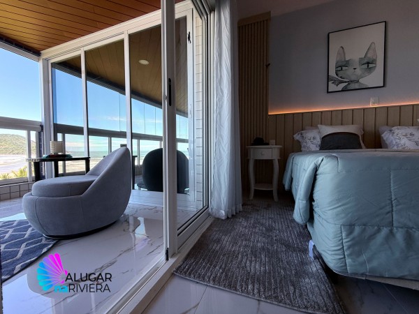 Pé na Areia Frente ao Mar apartamento para aluguel na Riviera